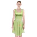 Aniseed Green Vintage Background Racerback Midi Dress View1