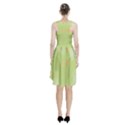 Aniseed Green Vintage Background Racerback Midi Dress View2