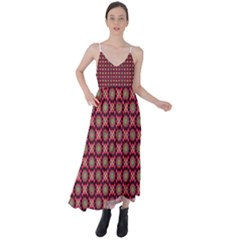 Kaleidoscope Seamless Pattern Tie Back Maxi Dress by Ravend