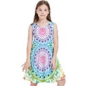 Mandala Pattern Rainbow Pride Kids  Skater Dress View1