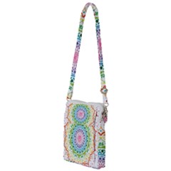 Mandala Pattern Rainbow Pride Multi Function Travel Bag by Ravend