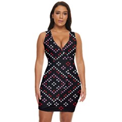 Pattern Abstract Design Art Draped Bodycon Dress