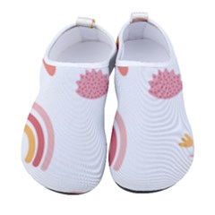 Seamless Pattern Flowers Rainbow Kids  Sock-style Water Shoes