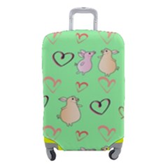 Pig Heart Digital Luggage Cover (small) by Ravend