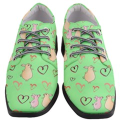 Pig Heart Digital Women Heeled Oxford Shoes by Ravend