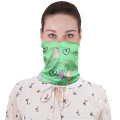 Pig Heart Digital Face Covering Bandana (adult) by Ravend