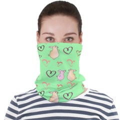 Pig Heart Digital Face Seamless Bandana (adult) by Ravend