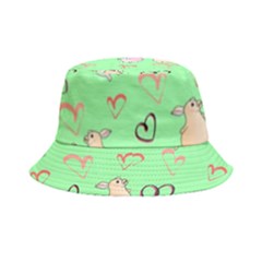 Pig Heart Digital Bucket Hat by Ravend