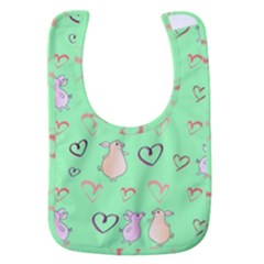 Pig Heart Digital Baby Bib by Ravend