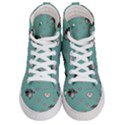 Raccoon Love Texture Seamless Men s Hi-Top Skate Sneakers View1