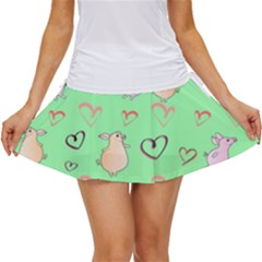 Pig Heart Digital Women s Skort by Ravend