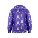 Cat Texture Pattern Seamless Rainbow Kids  Zipper Hoodie View2