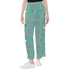 Raccoon Love Texture Seamless Women s Pants  by Ravend