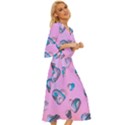 Hearts Pattern Love Background Midsummer Wrap Dress View3