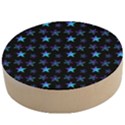 Background Stars Seamless Wallpaper Wooden Bottle Opener (Round) View1