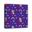 Rabbit Hearts Texture Seamless Pattern Mini Canvas 6  x 6  (Stretched) View1