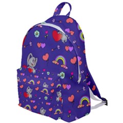 Rabbit Hearts Texture Seamless Pattern The Plain Backpack by Ravend