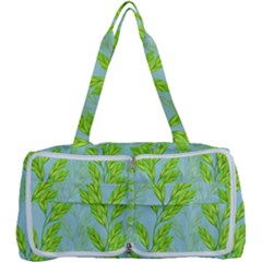 Background Leaves Branch Seamless Multi Function Bag by Ravend