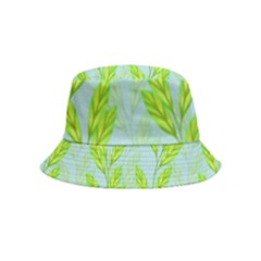 Background Leaves Branch Seamless Bucket Hat (kids) by Ravend