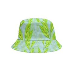 Background Leaves Branch Seamless Inside Out Bucket Hat (kids) by Ravend