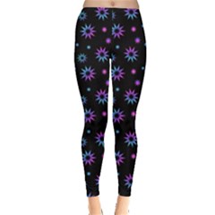 Stars Pattern Art Design Everyday Leggings  by Ravend