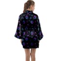 Stars Pattern Art Design Long Sleeve Satin Kimono View2