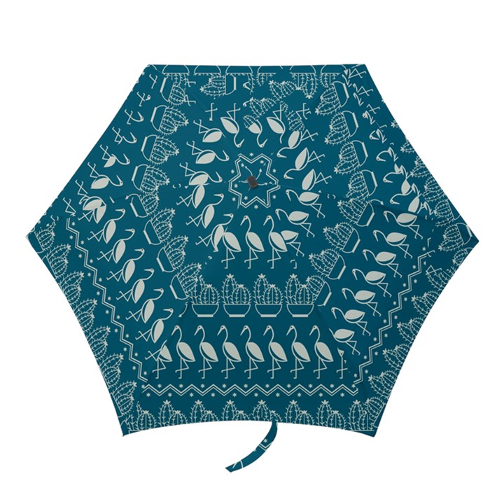 Pattern Background Art Wallpaper Mini Folding Umbrellas