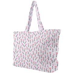 Flowers Pattern Decoration Design Simple Shoulder Bag by Ravend