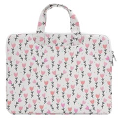 Flowers Pattern Decoration Design Macbook Pro 13  Double Pocket Laptop Bag by Ravend