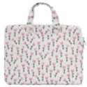 Flowers Pattern Decoration Design MacBook Pro 13  Double Pocket Laptop Bag View1