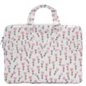 Flowers Pattern Decoration Design MacBook Pro 13  Double Pocket Laptop Bag View2