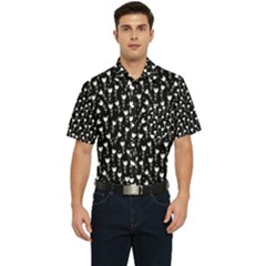 Flowers Patterns Decoration Design Men s Short Sleeve Pocket Shirt  by Ravend