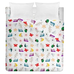 Snail Butterfly Pattern Seamless Duvet Cover Double Side (queen Size)