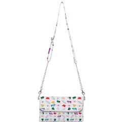 Snail Butterfly Pattern Seamless Mini Crossbody Handbag by Ravend