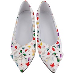 Snail Butterfly Pattern Seamless Women s Bow Heels by Ravend