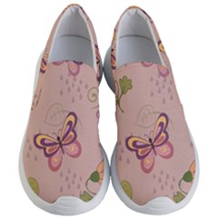 Butterfly Background Pattern Texture Women s Lightweight Slip Ons by Ravend