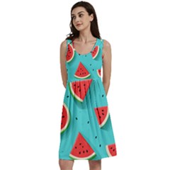 Watermelon Fruit Slice Classic Skater Dress by Ravend