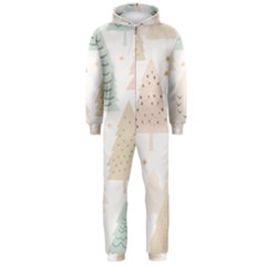 Trees Christmas Hooded Jumpsuit (Men)