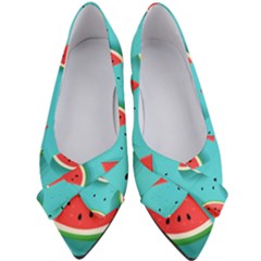 Watermelon Fruit Slice Women s Bow Heels by Ravend