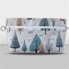 Snowman Snow Christmas Handbag Organizer by Ravend