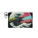 Retro Wave Kaiju Godzilla Japanese Pop Art Style Canvas Cosmetic Bag (Small) View1