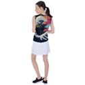 Retro Wave Kaiju Godzilla Japanese Pop Art Style Women s Sleeveless Sports Top View2