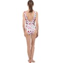 Beetle Animals Red Green Fly Center Cut Out Swimsuit View2