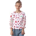 Beetle Animals Red Green Fly Kids  Cuff Sleeve Top View1