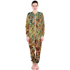 Art Modern Painting Acrylic Canvas Onepiece Jumpsuit (ladies) by Amaryn4rt