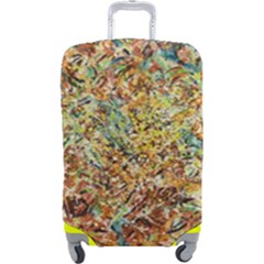 Art Modern Painting Acrylic Canvas Luggage Cover (large) by Amaryn4rt