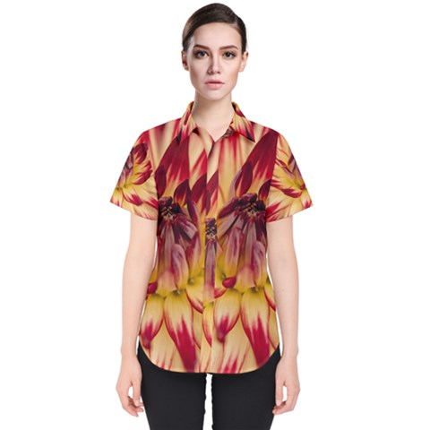 Bloom Blossom Close Up Flora Women s Short Sleeve Shirt by Amaryn4rt