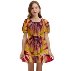 Bloom Blossom Close Up Flora Kids  Short Sleeve Dolly Dress by Amaryn4rt