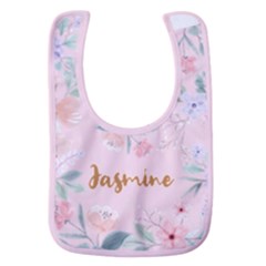 Floral Name Baby Bib