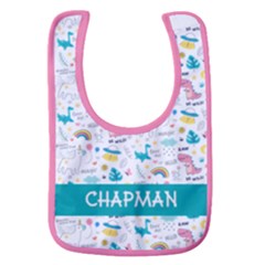 Doodle Animals Name Baby Bib